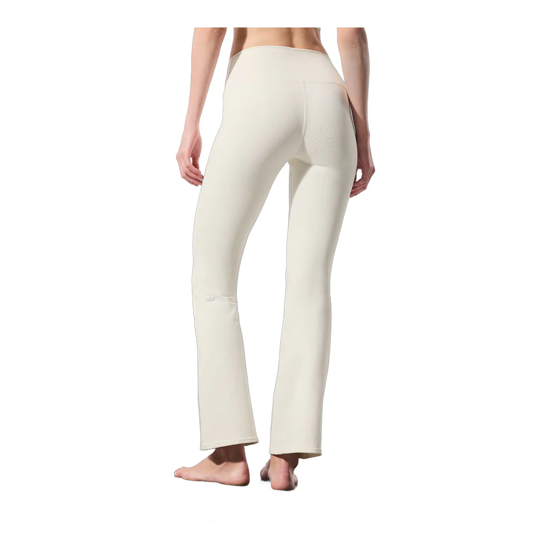 alo Airbrush High-Waist 7/8 Bootcut Legging - Ivory - Image 3