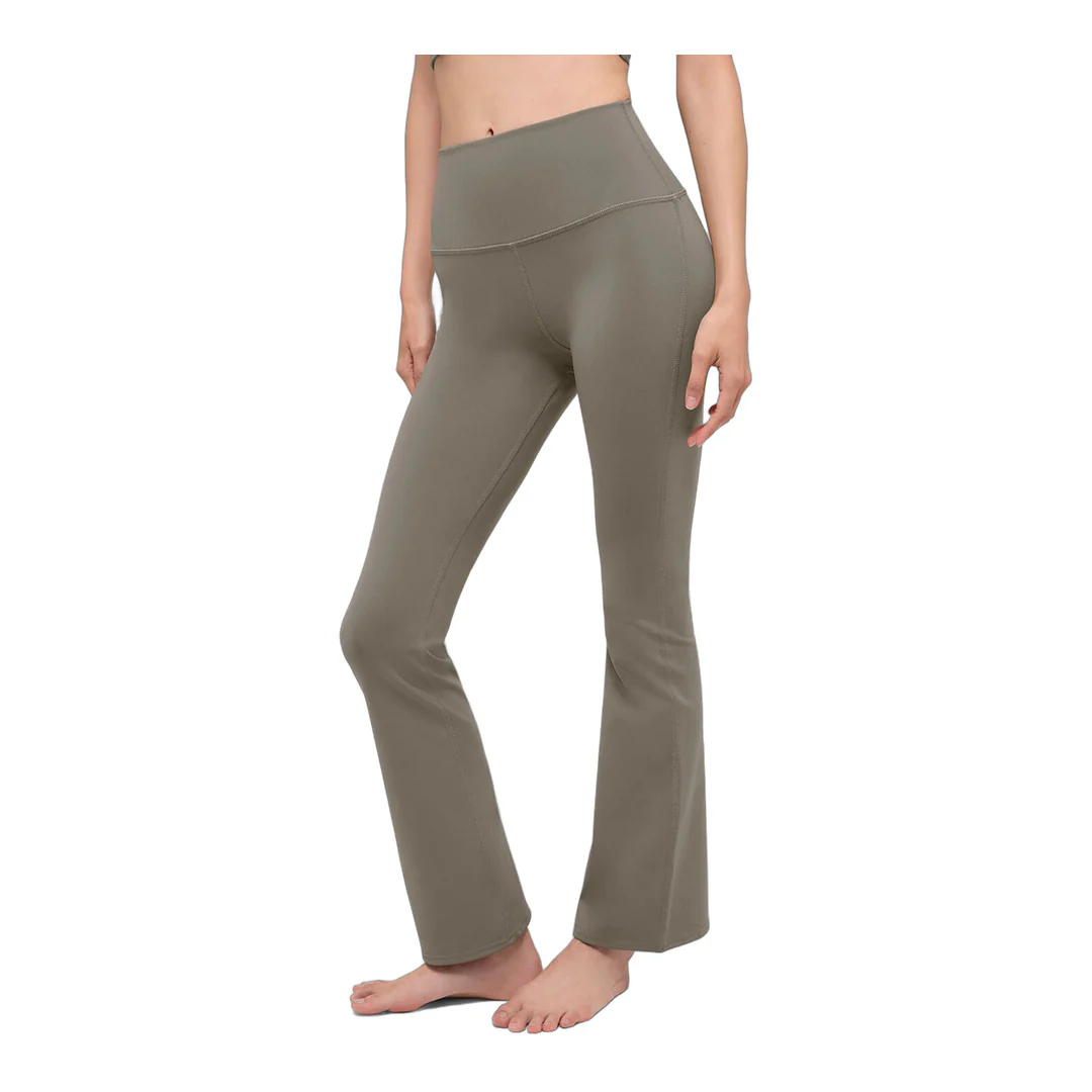 alo Airbrush High-Waist 7/8 Bootcut Legging - Light Cocoa - Image 2