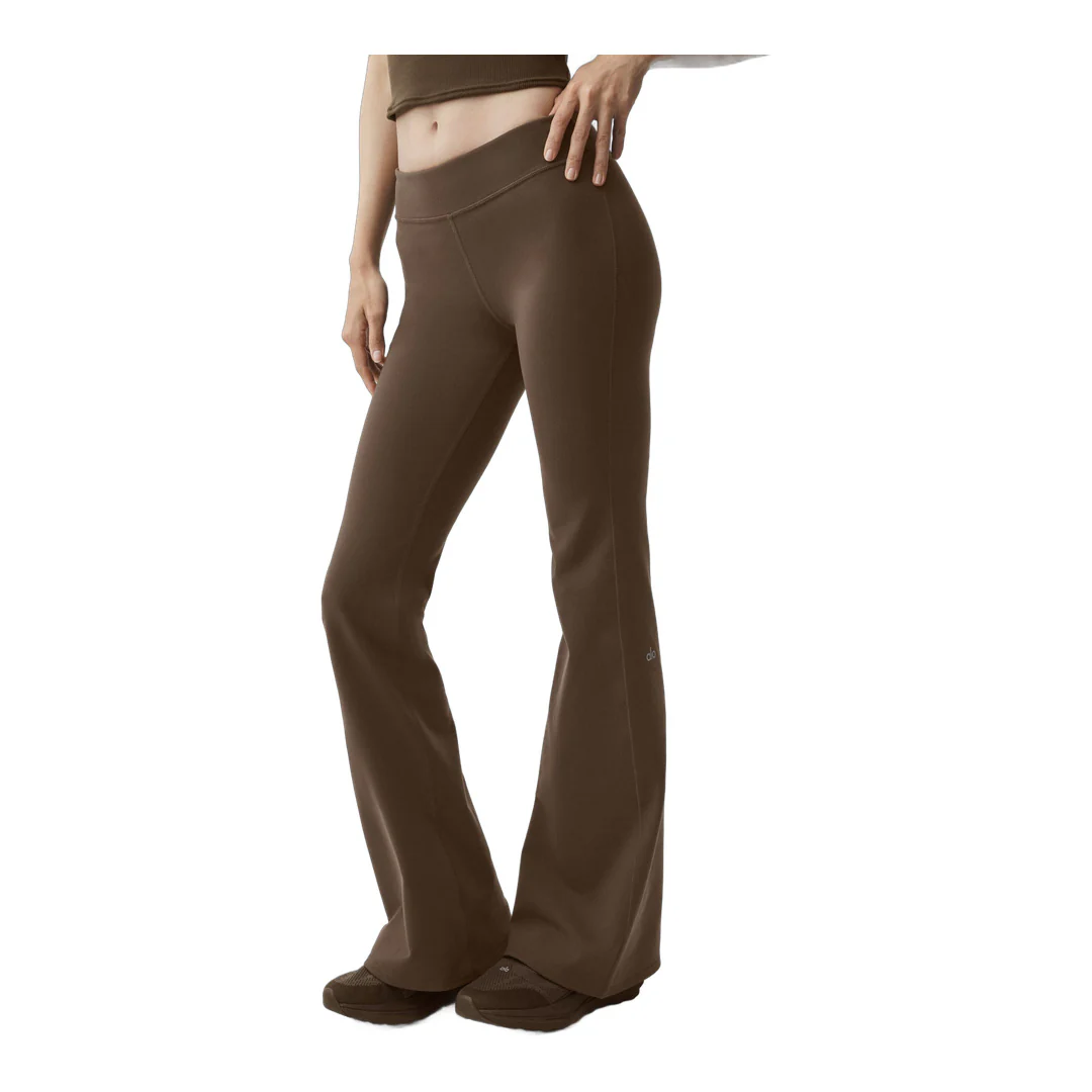 alo Airbrush Low-Rise Bootcut Legging - Espresso - Image 3