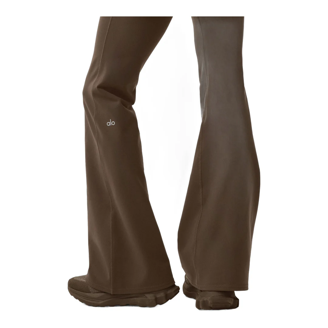 alo Airbrush Low-Rise Bootcut Legging - Espresso - Image 4