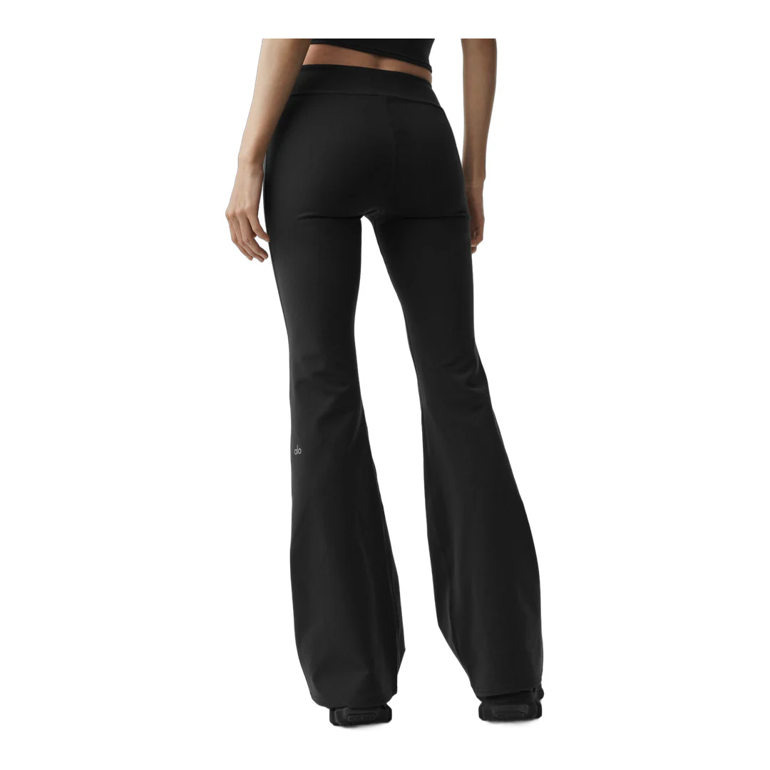 alo Airbrush Low-Rise Bootcut Legging - Black - Image 3