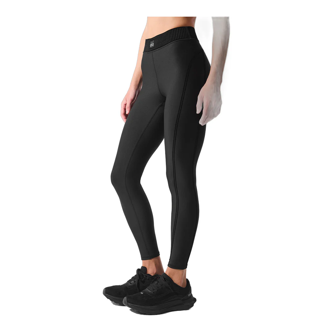 alo Airlift High-Waist 7/8 Line Up Legging - Black - Image 3