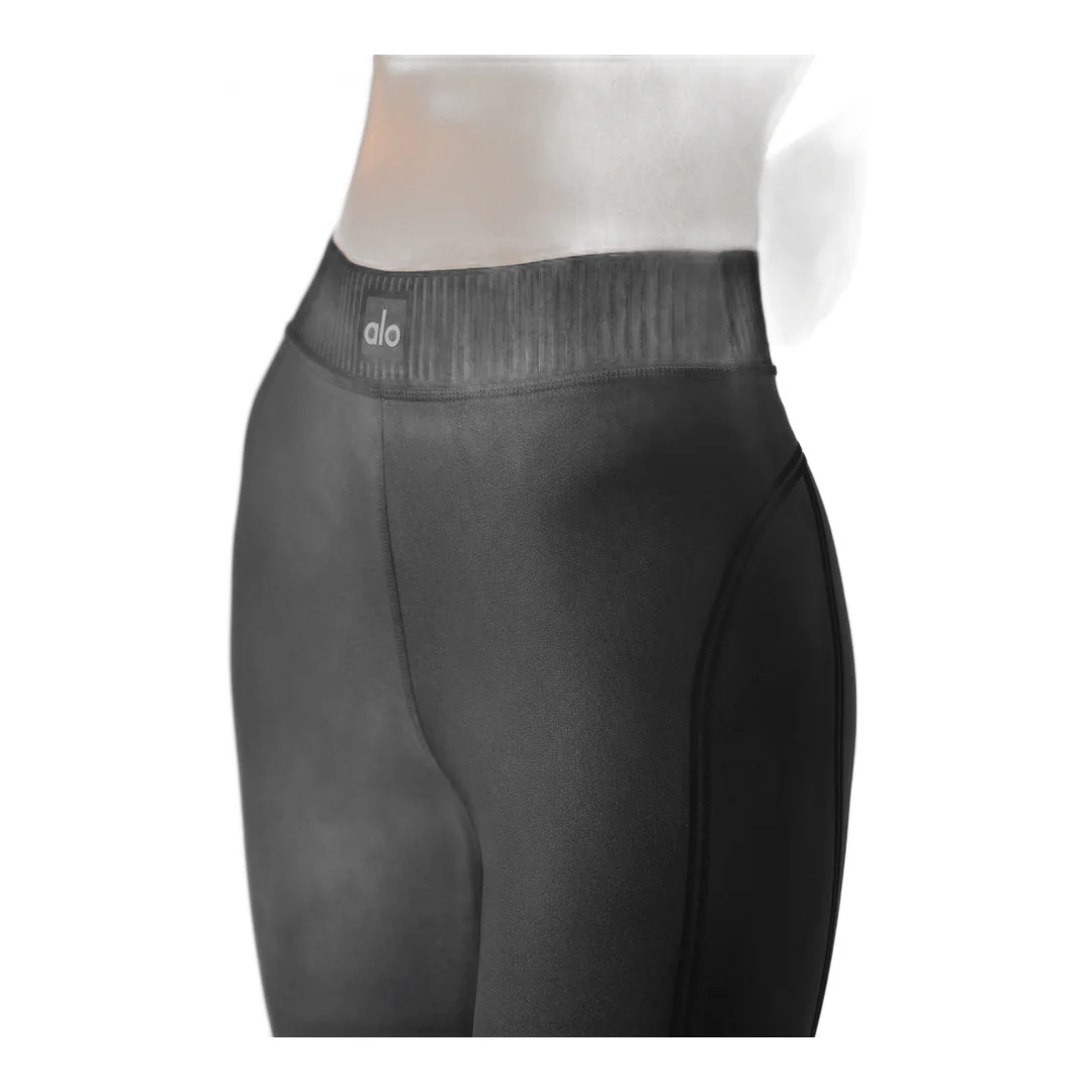 alo Airlift High-Waist 7/8 Line Up Legging - Black - Image 5