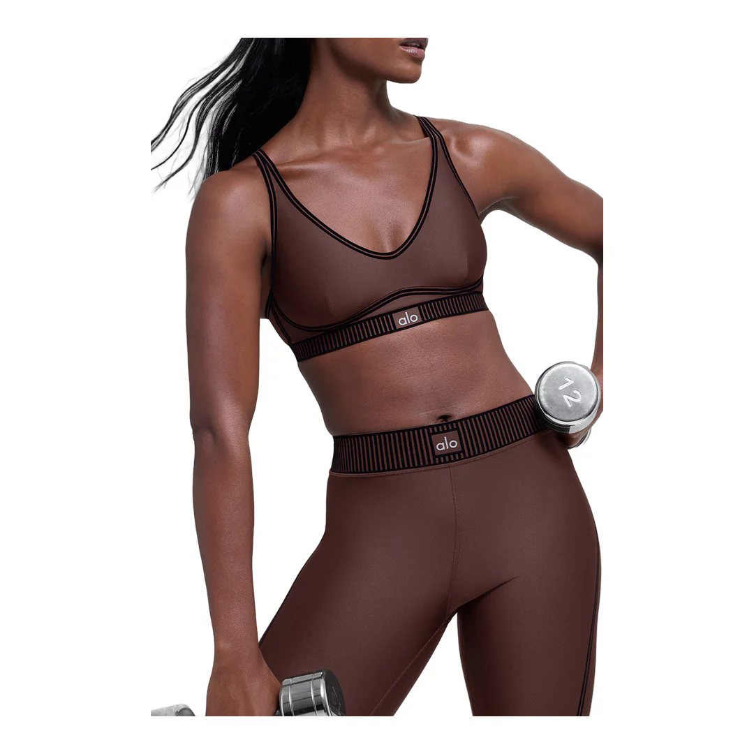 alo Airlift High-Waist 7/8 Line Up Legging - Brownstone - Image 3