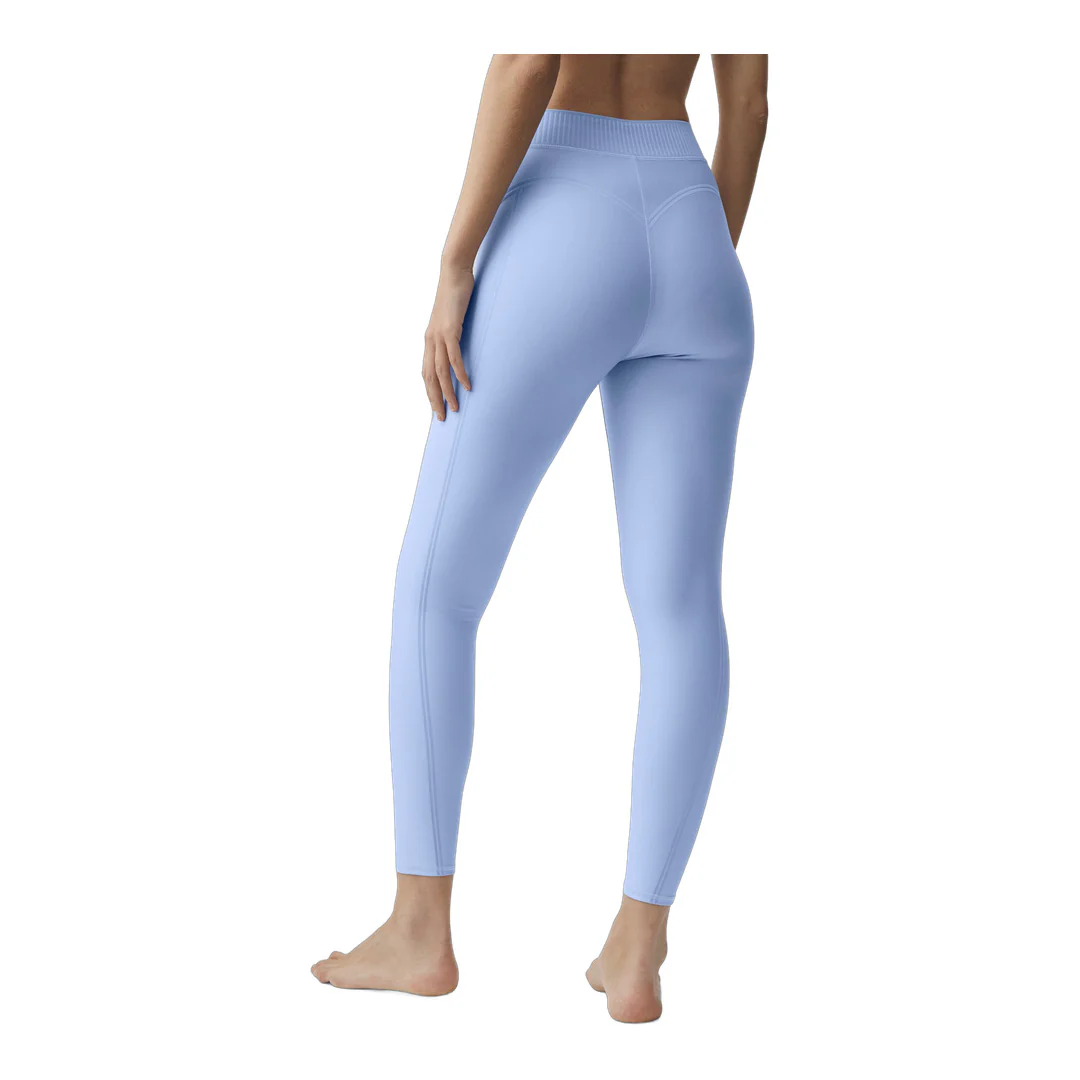 alo Airlift High-Waist 7/8 Line Up Legging - Light Provence Blue - Image 2