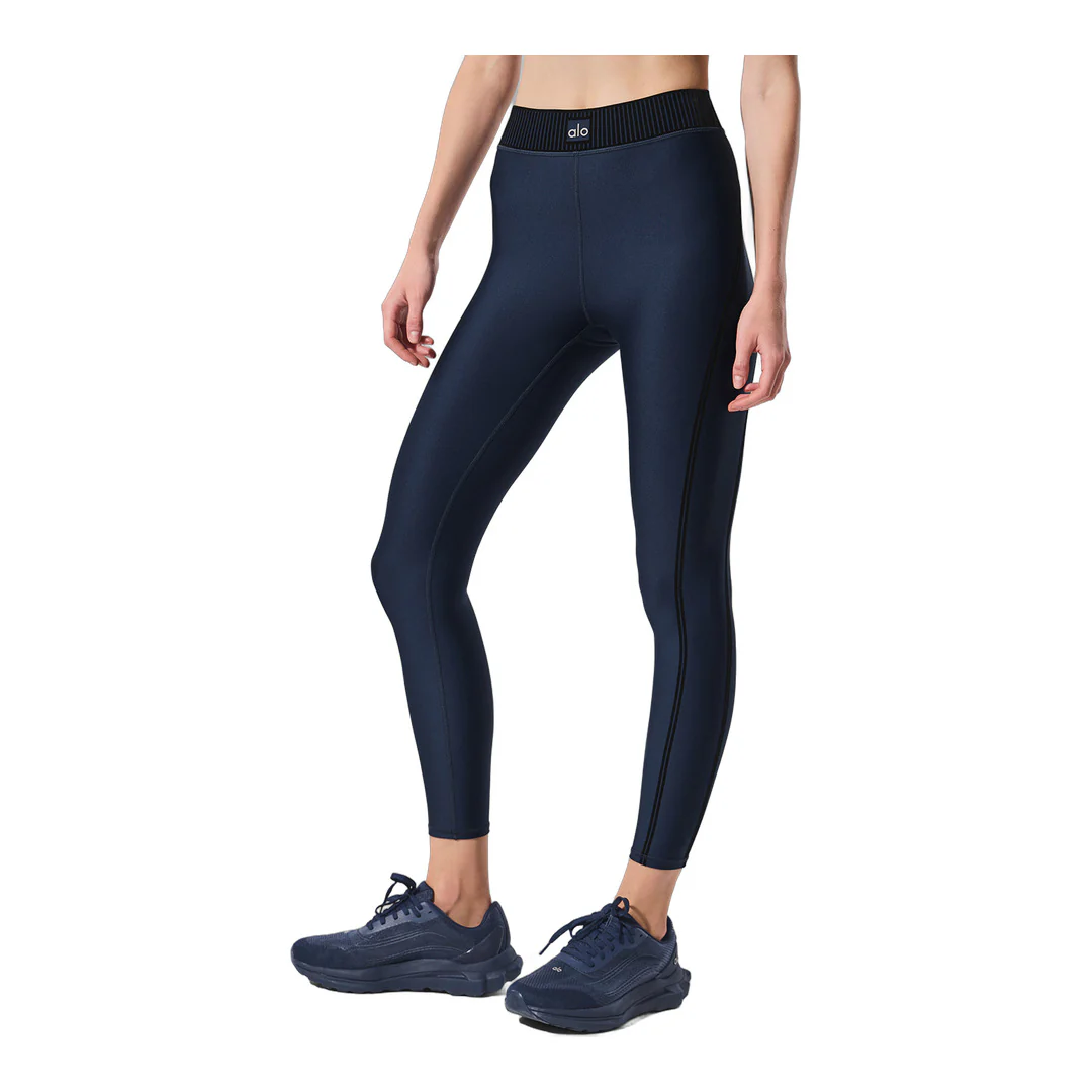 alo Airlift High-Waist 7/8 Line Up Legging - Navy - Image 3