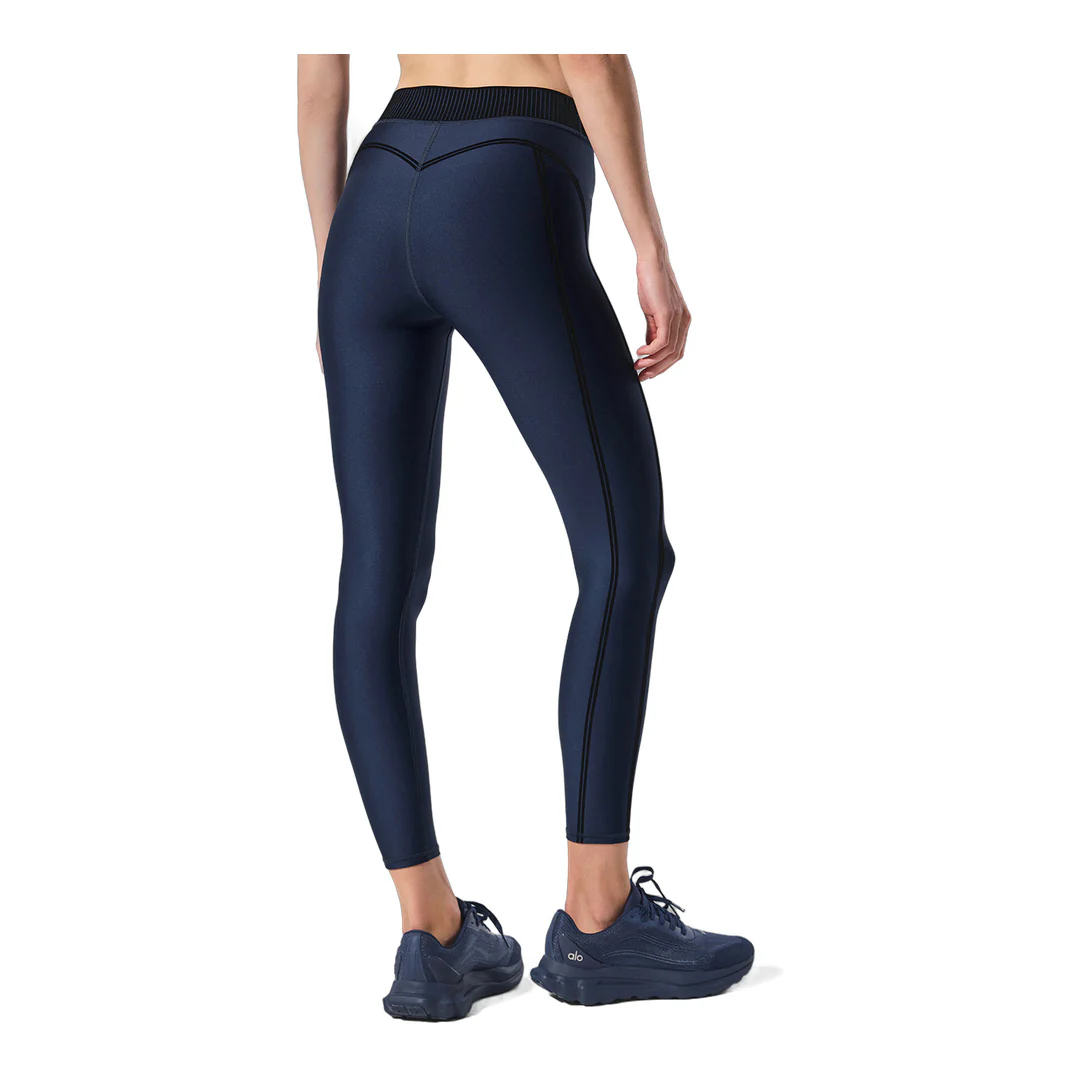 alo Airlift High-Waist 7/8 Line Up Legging - Navy - Image 4