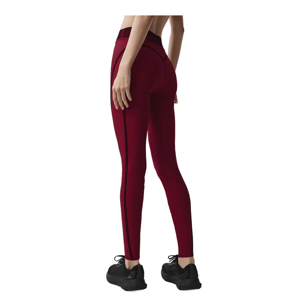 alo Airlift High-Waist 7/8 Line Up Legging - Summer Romance Red - Image 2