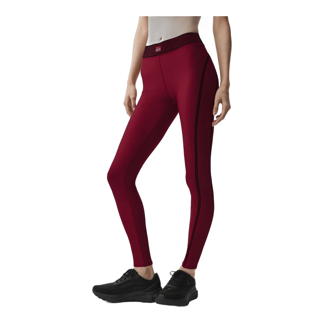alo Airlift High-Waist 7/8 Line Up Legging - Summer Romance Red - Image 3