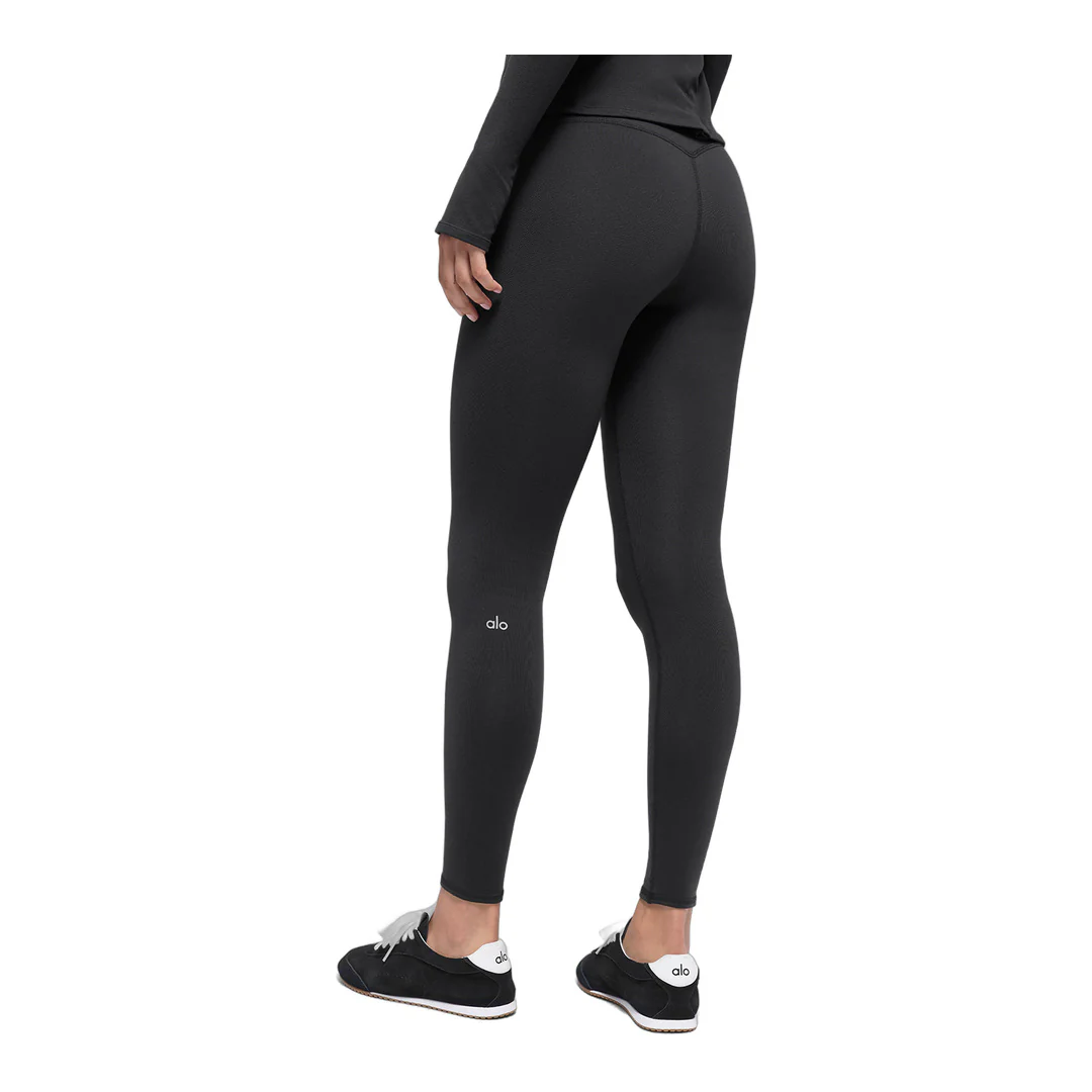 alo Airbrush Winter Warm High-Waist Nocturne Legging - Black - Image 3
