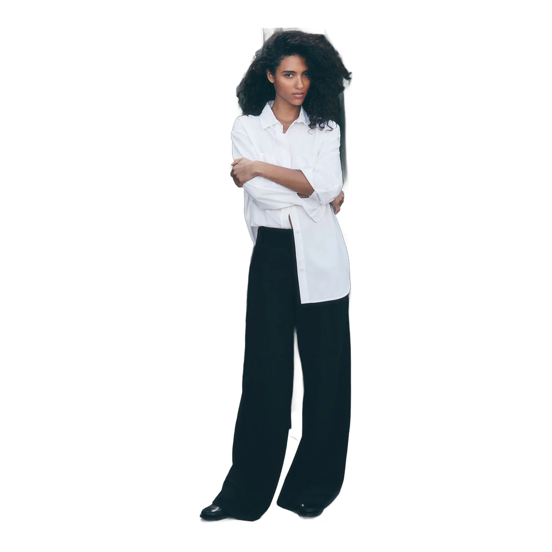 alo High-Waist Dreamscape Trouser (Long) - Black