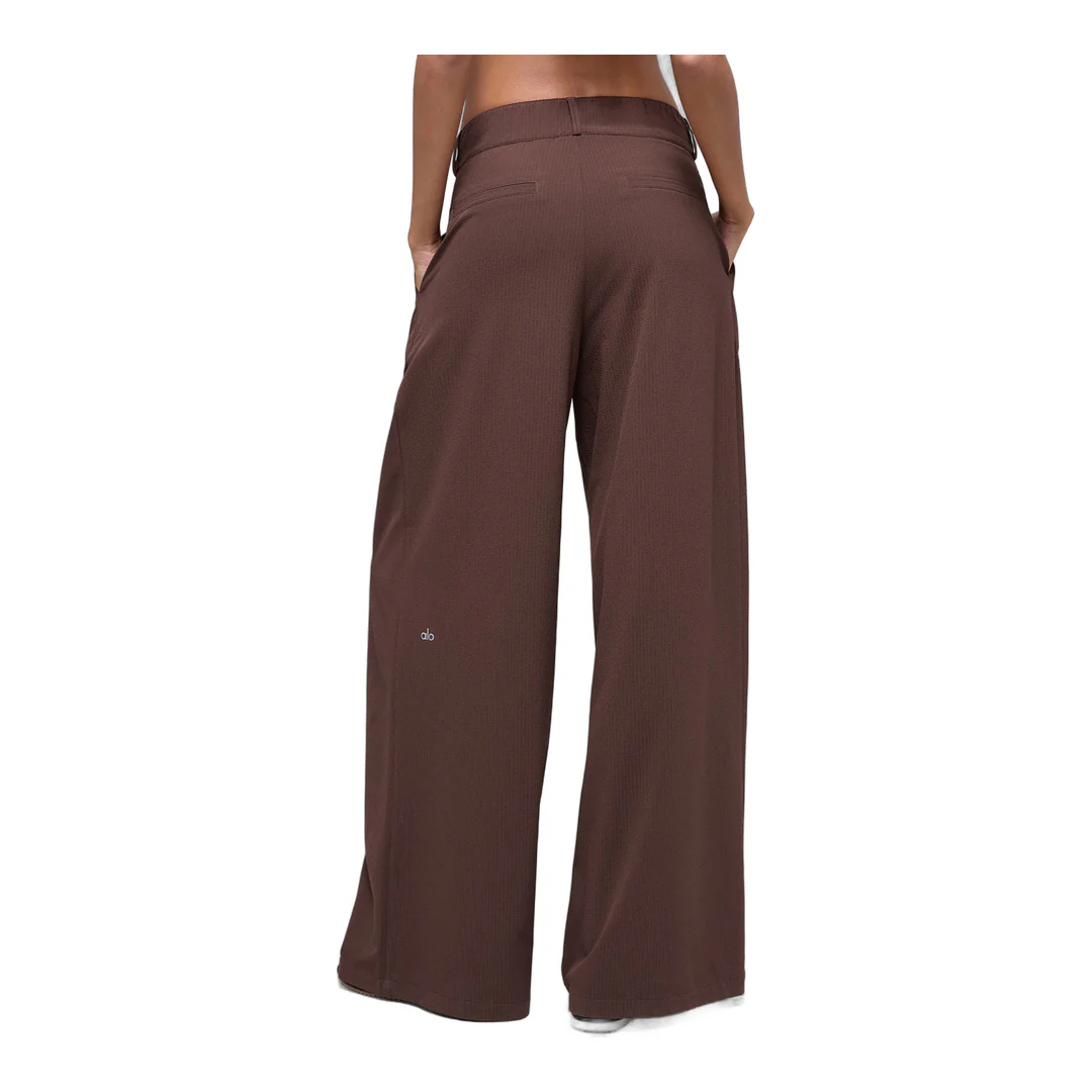 alo High-Waist Dreamscape Trouser (Long) - Brownstone - Image 2