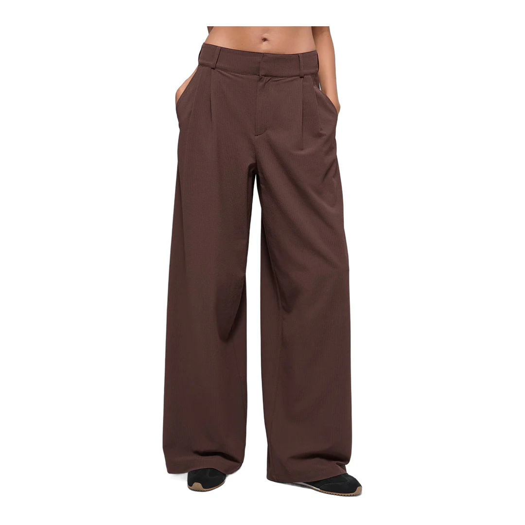 alo High-Waist Dreamscape Trouser (Long) - Brownstone - Image 3