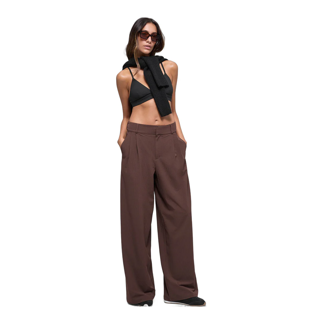 alo High-Waist Dreamscape Trouser (Long) - Brownstone - Image 5