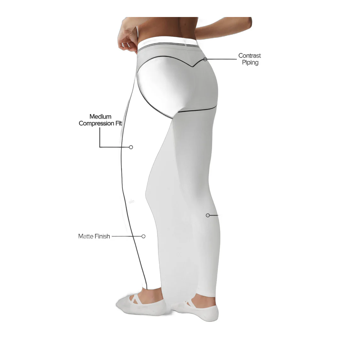 alo Airbrush High-Waist Heart Throb Legging - White/Black - Image 2