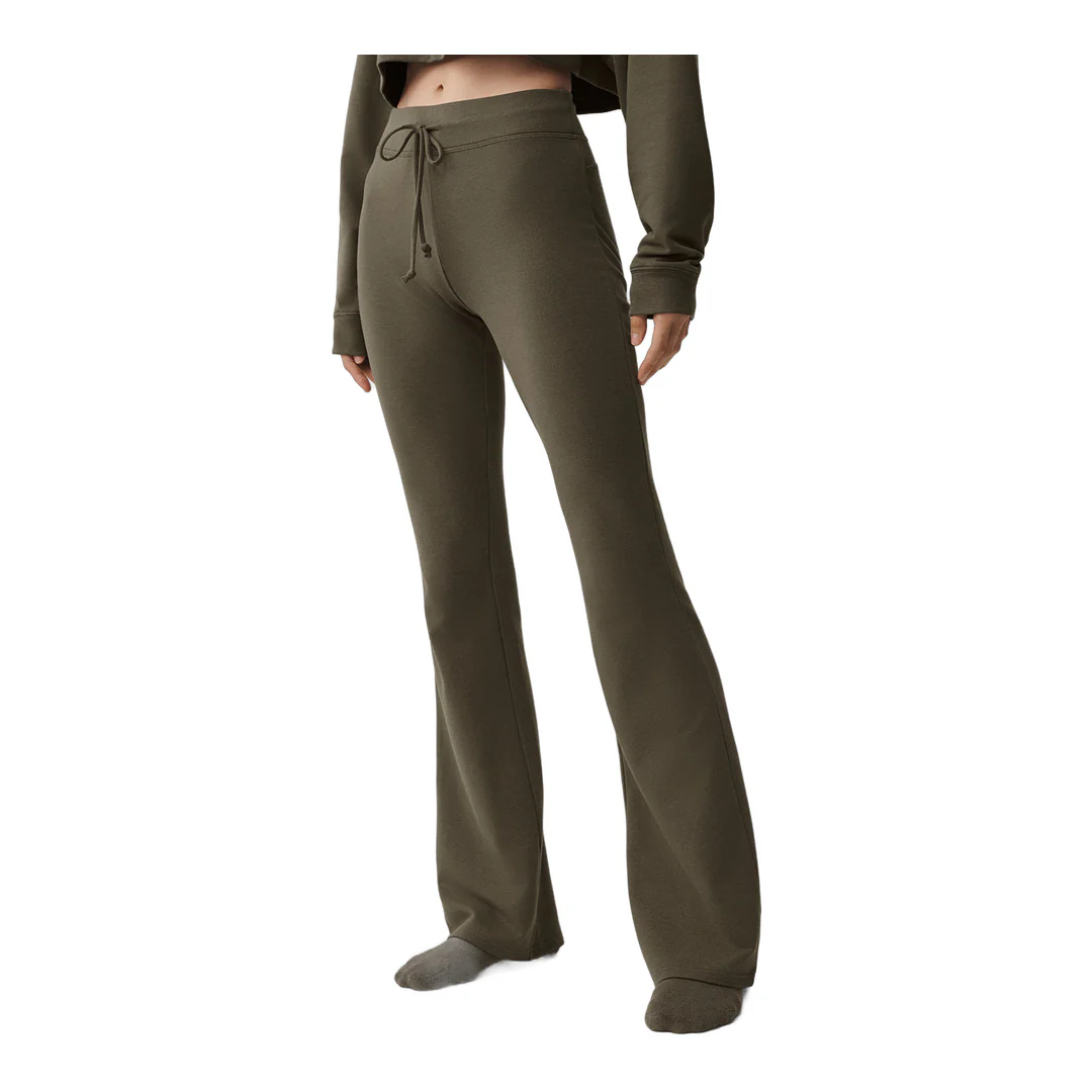 alo Sway Bootcut Sweatpant - Olive Tree - Image 3
