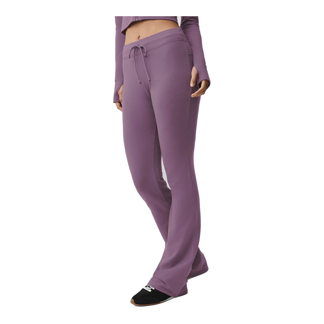 alo Sway Bootcut Sweatpant - Plum Kiss - Image 4