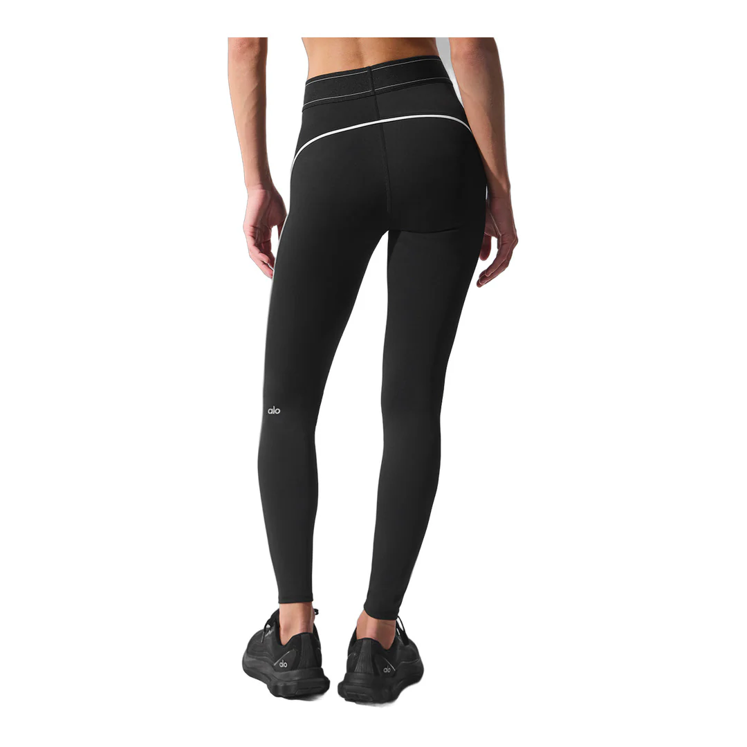 alo Airlift High-Waist Suit Up Legging - Black/White - Image 3