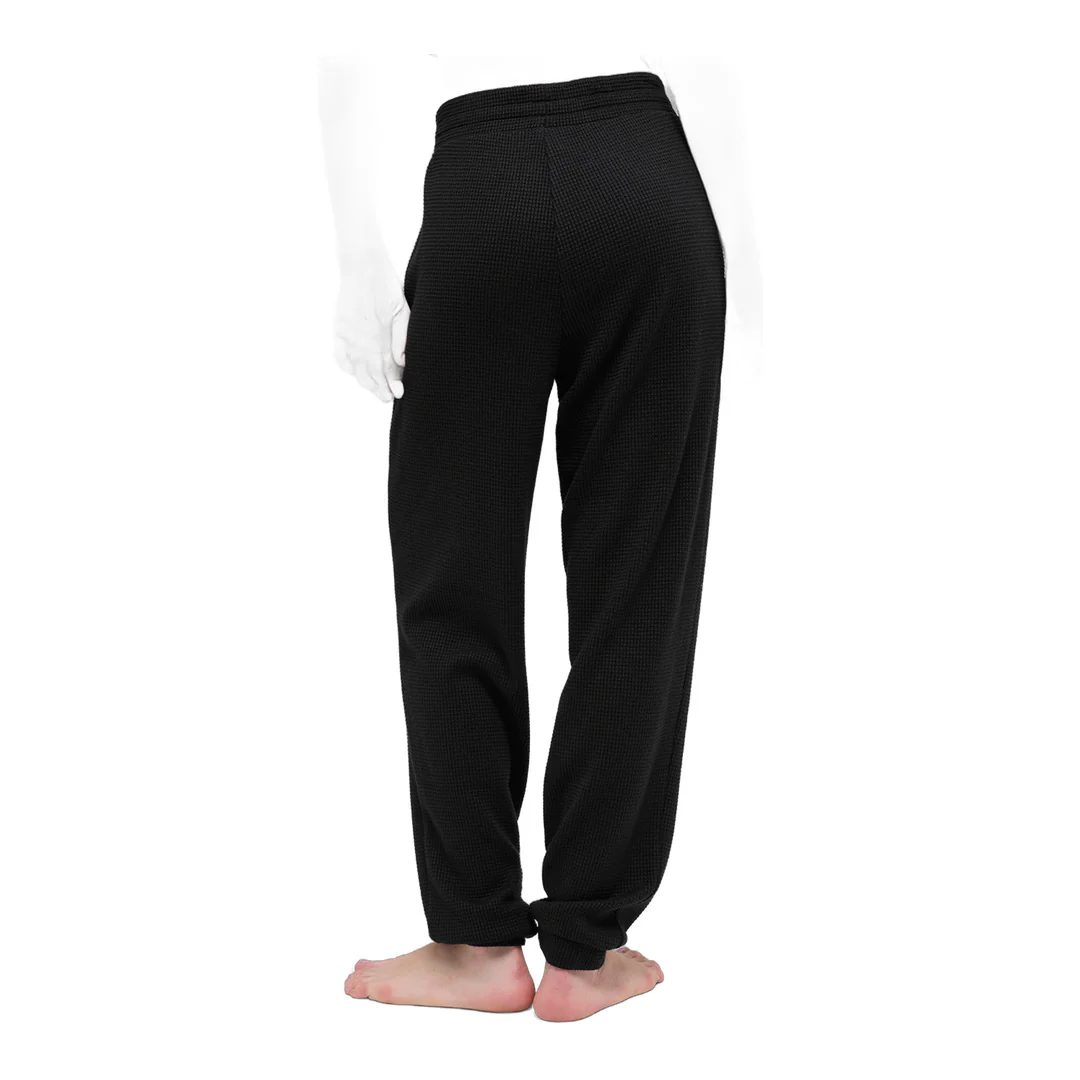 alo Waffle Weekend Escape Jogger - Black - Image 3