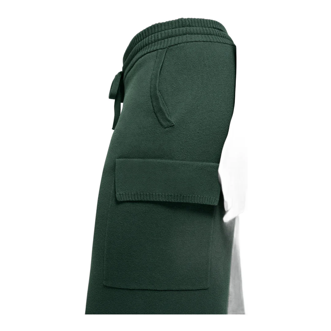 alo Scholar Knit High-Waist Cargo Pant - Clover Green - Image 4