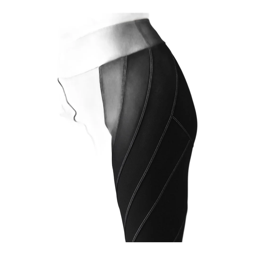 alo Alosoft High-Waist Sunray Legging - Black/White - Image 3