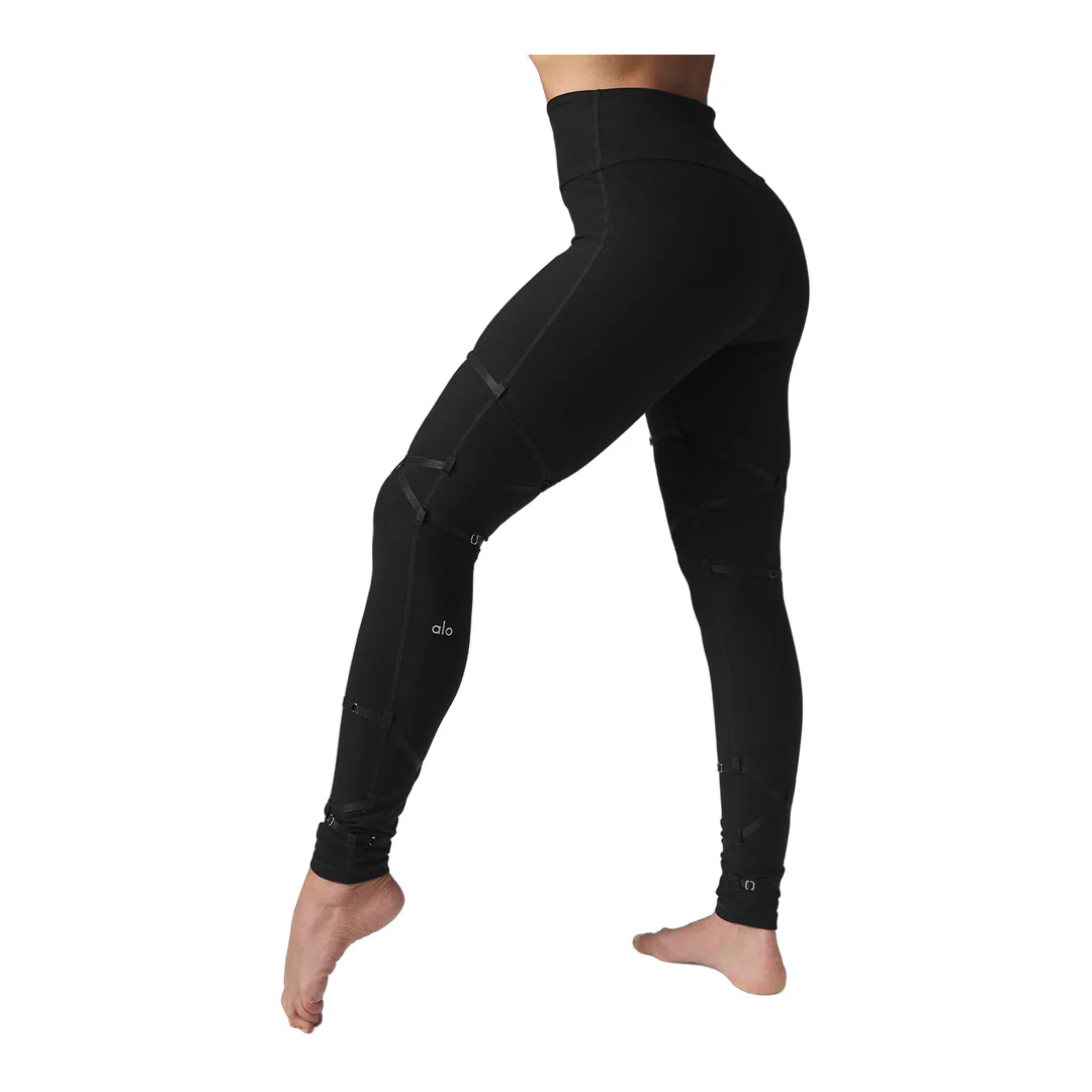 alo Alosoft High-Waist Spotlight Legging - Black