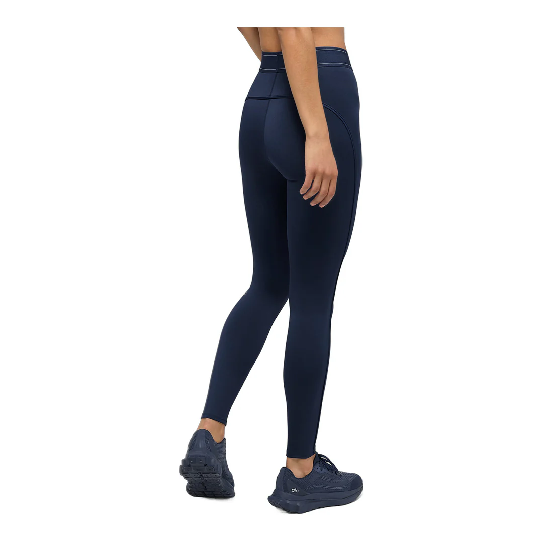 alo Airlift High-Waist Suit Up Legging - Navy/Navy - Image 2