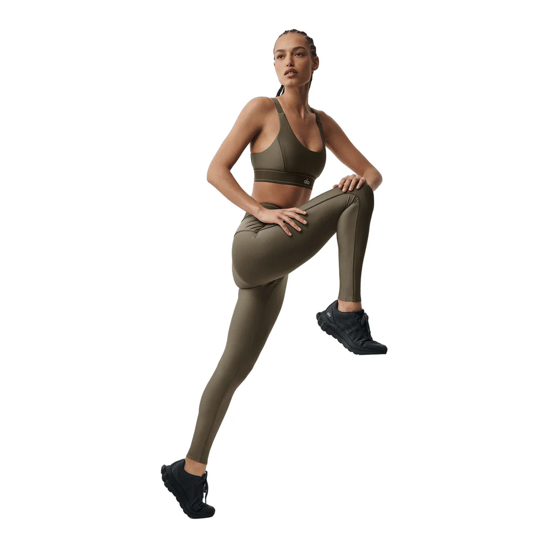 alo Airlift High-Waist Suit Up Legging - Olive Tree/Olive Tree - Image 5