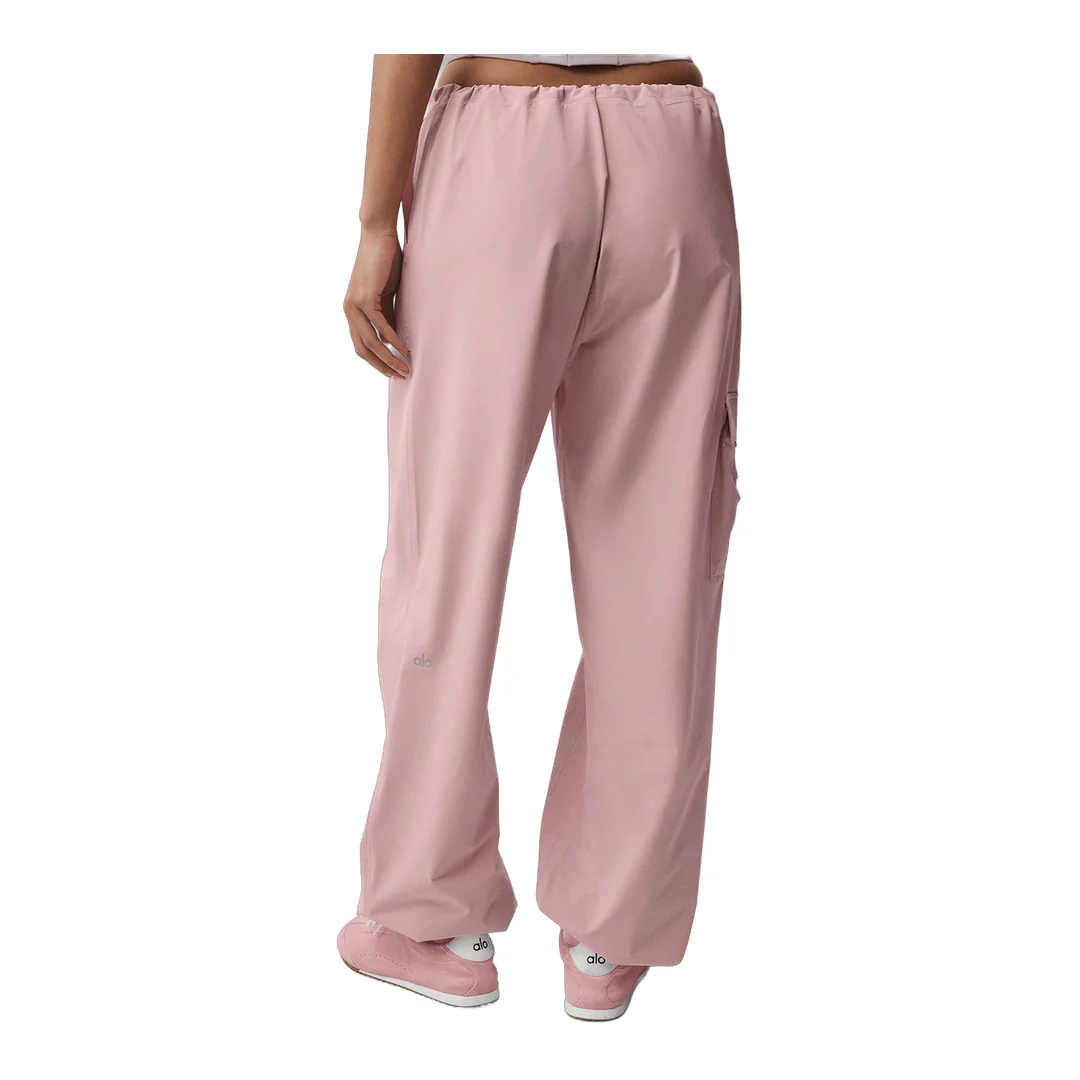 alo Low Rise Megastar Cargo Pant - Vintage Pink - Image 4