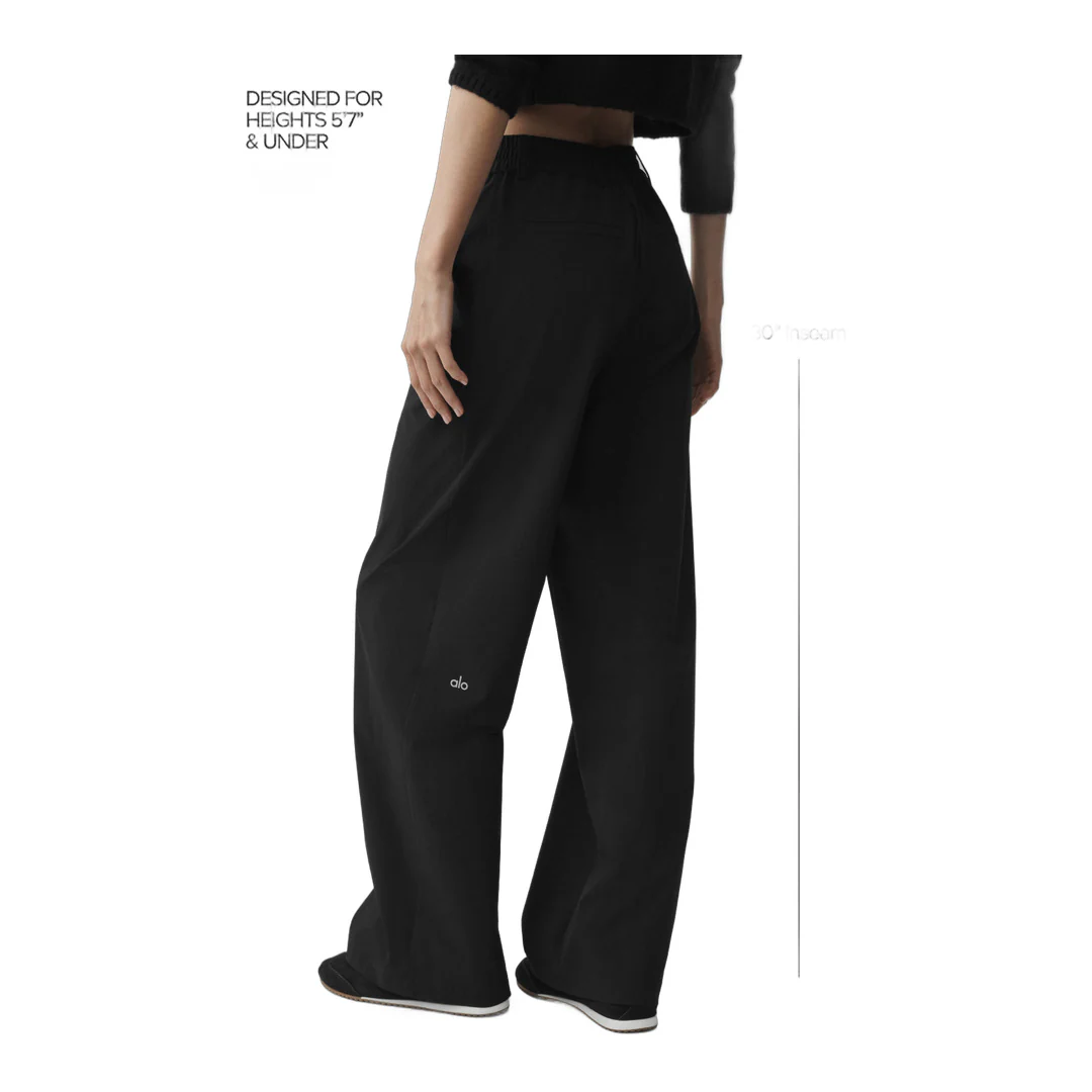 alo High-Waist Pursuit Trouser (Regular) - Black - Image 2