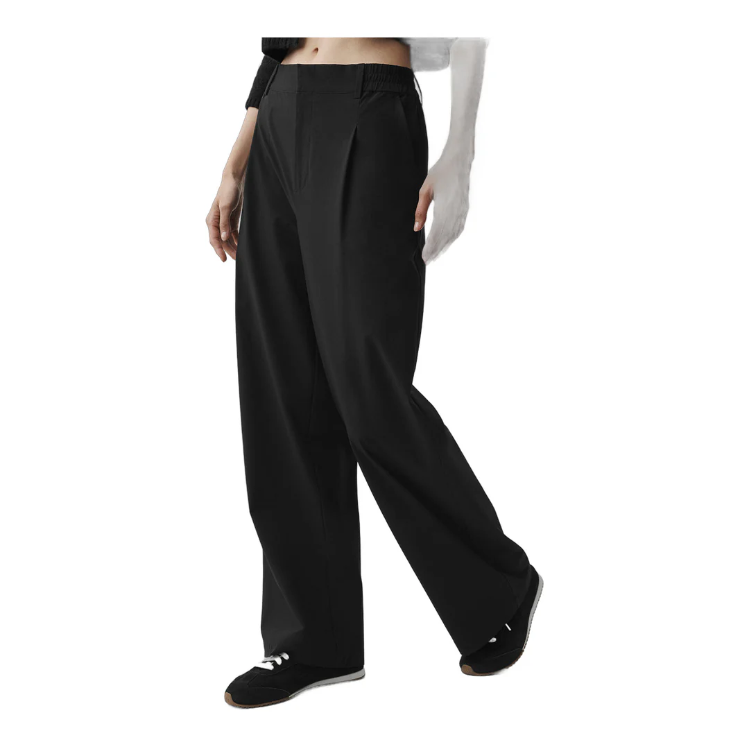 alo High-Waist Pursuit Trouser (Regular) - Black - Image 3