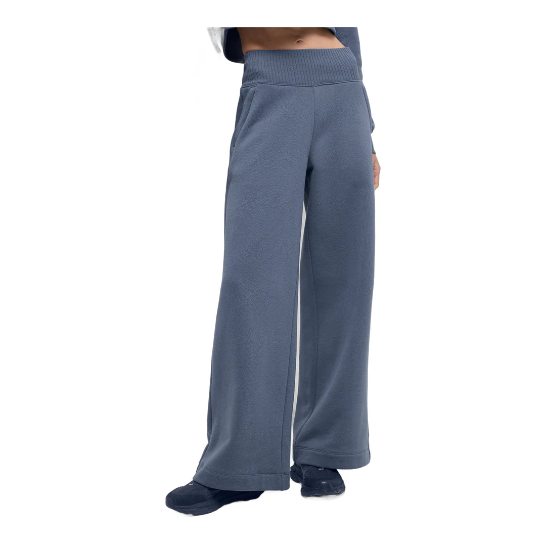 alo Serenity Wide Leg Sweatpant - Bluestone - Image 2