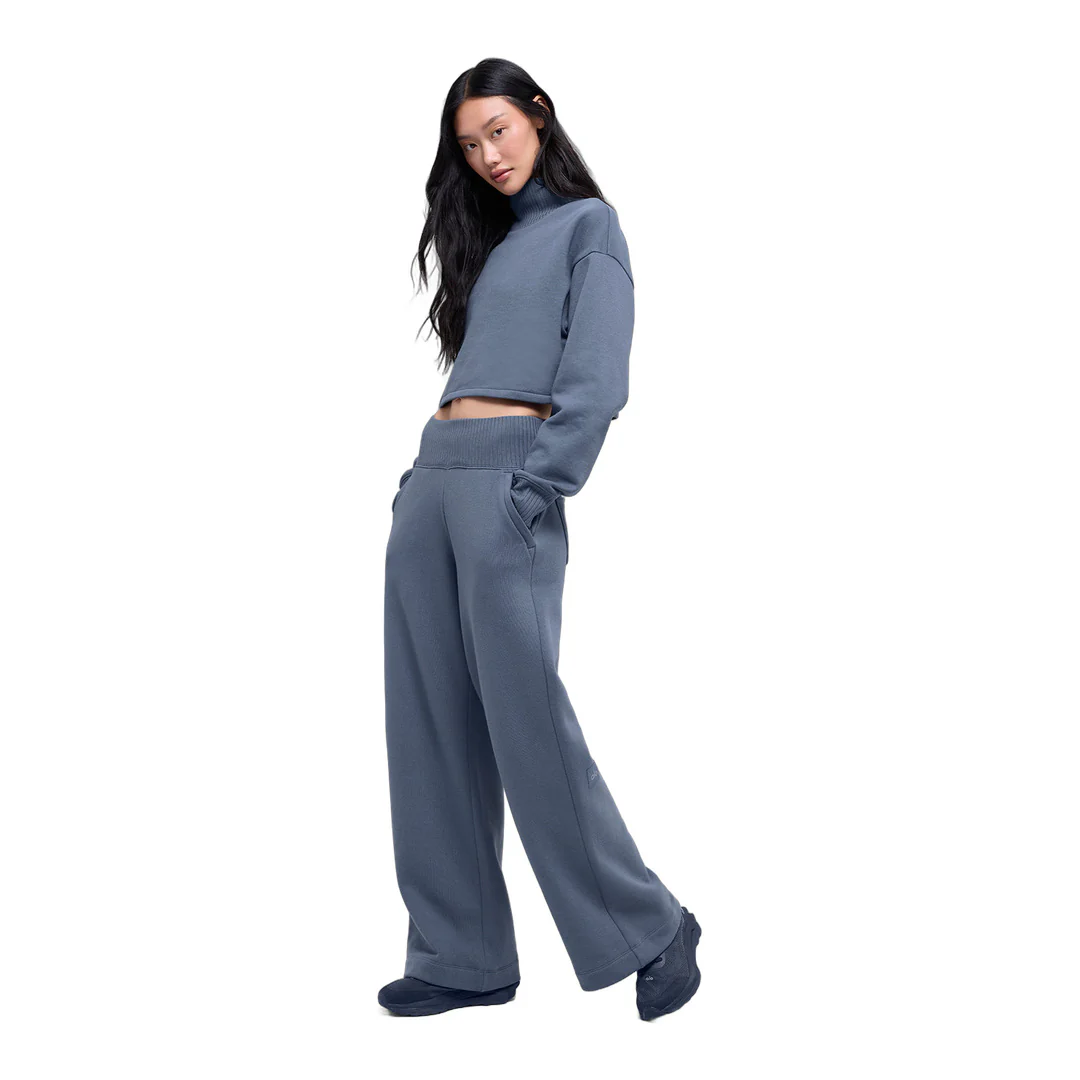 alo Serenity Wide Leg Sweatpant - Bluestone - Image 6