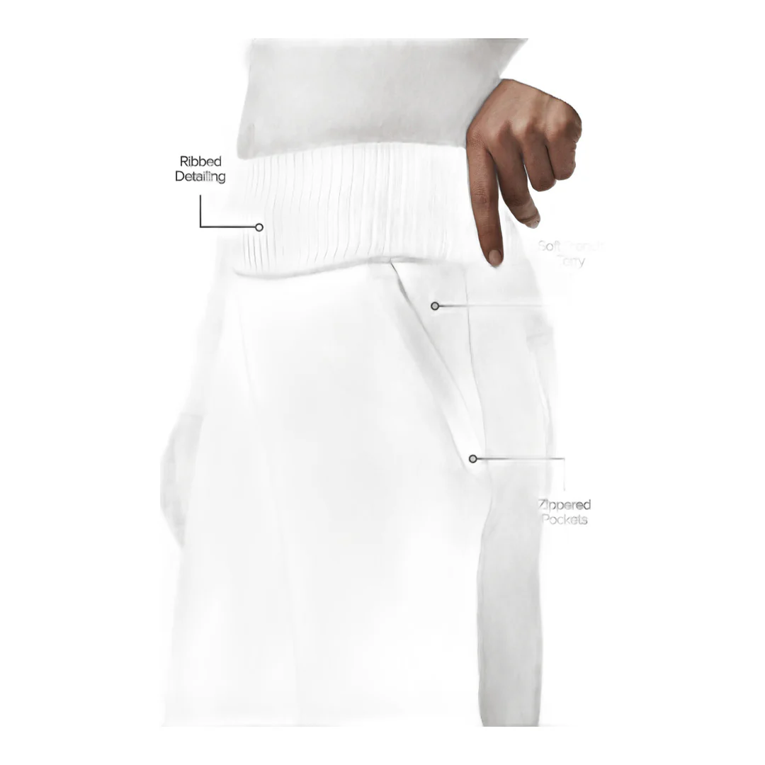 alo Serenity Wide Leg Sweatpant - Ivory - Image 2