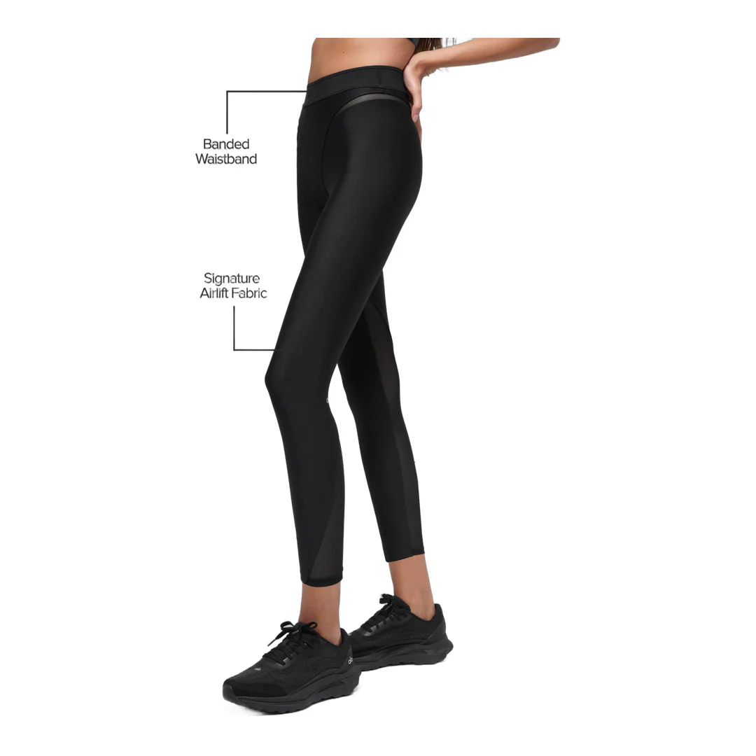 alo Airlift High-Waist 7/8 Rebel Legging - Black - Image 2