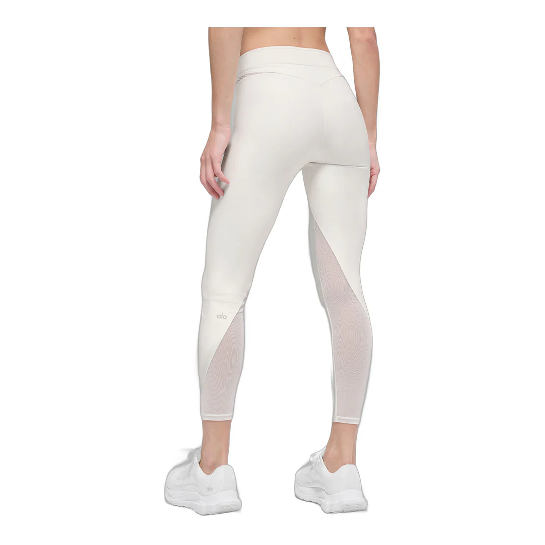 alo Airlift High-Waist 7/8 Rebel Legging - Ivory - Image 3