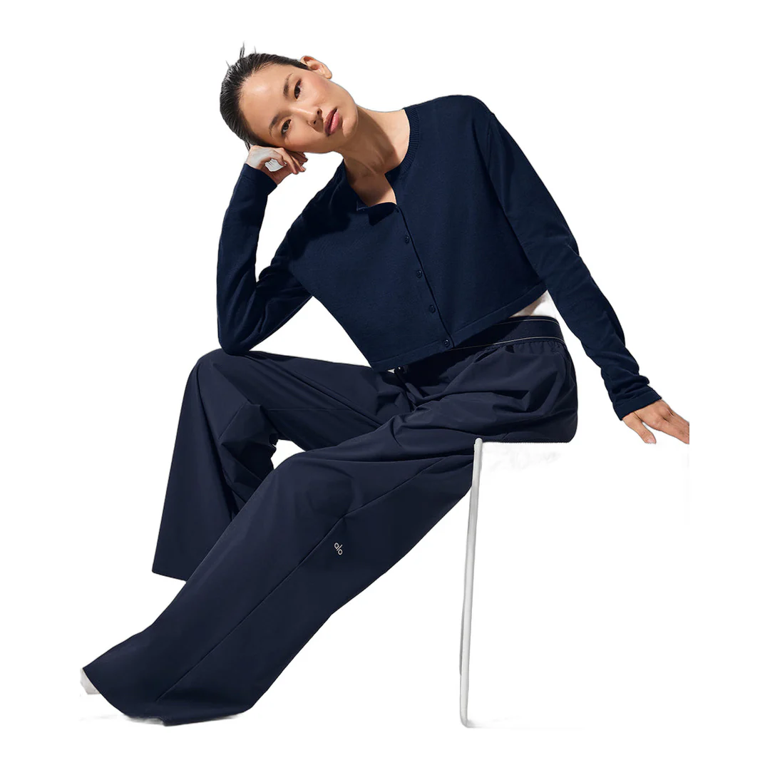 alo Suit Up Trouser (Long) - Navy - Image 6