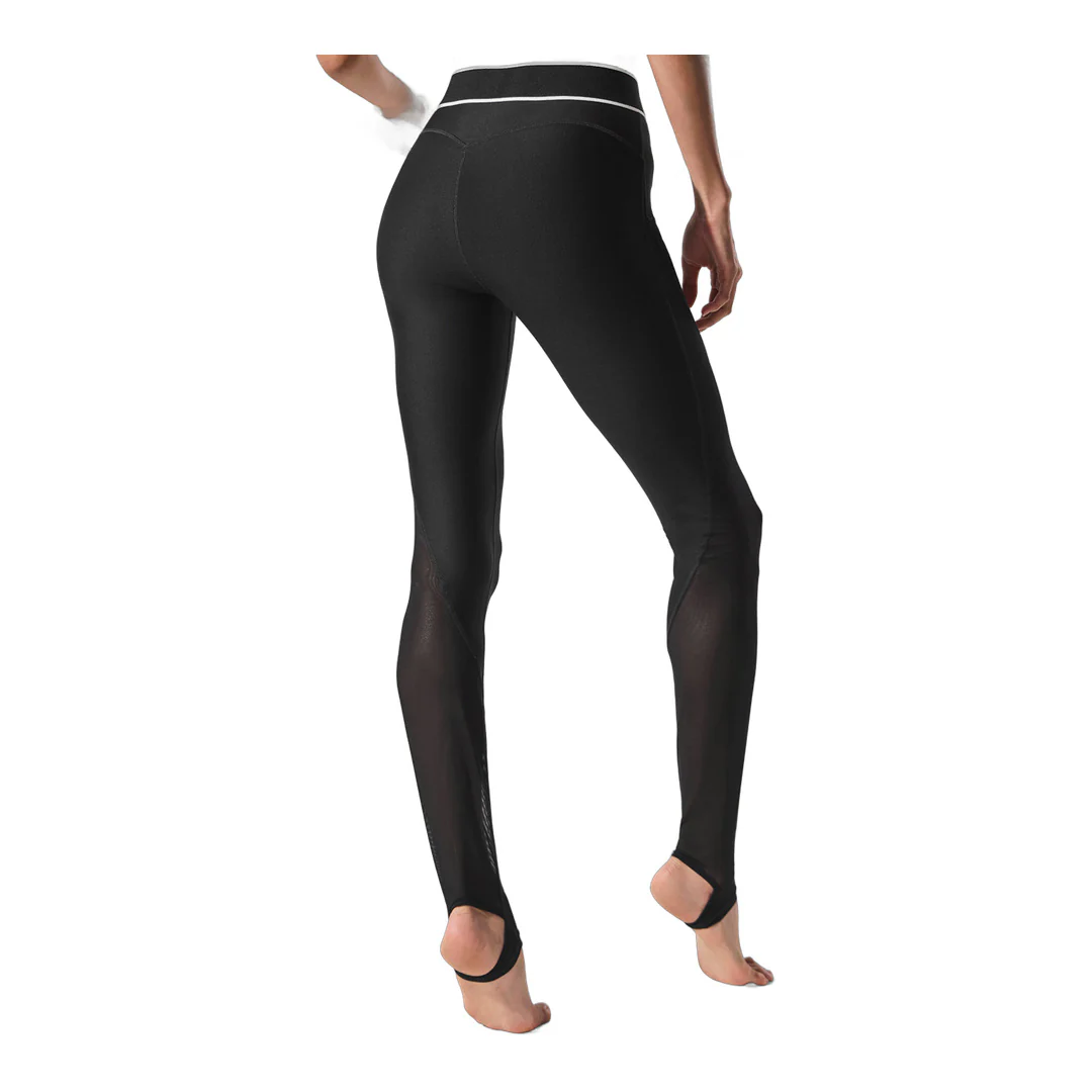 alo Airlift Mesh High-Waist Darling Stirrup Legging - Black - Image 4
