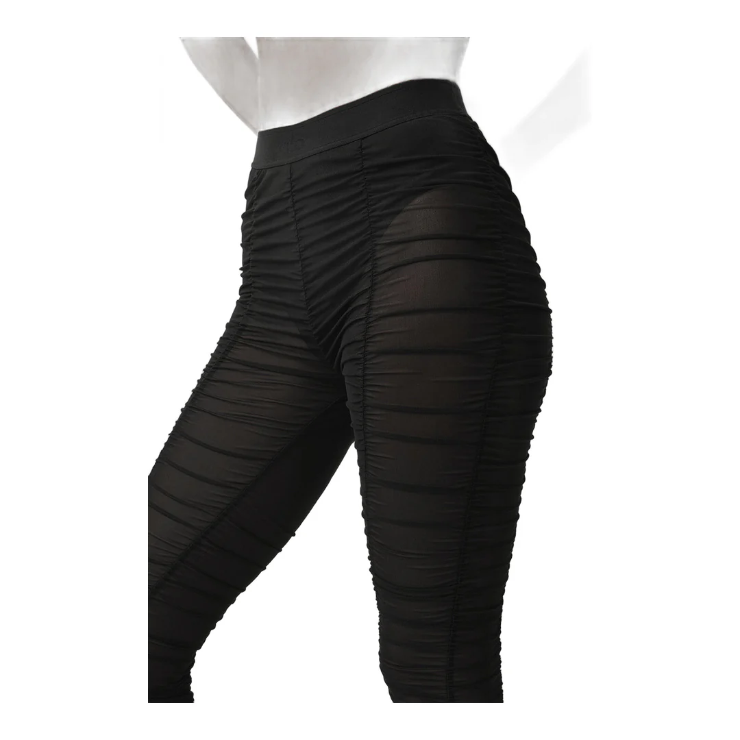 alo Airlift Mesh High-Waist Cherish Legging - Black - Image 2