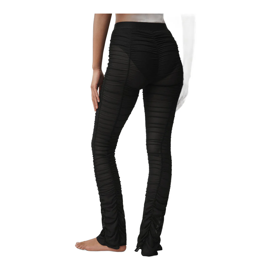 alo Airlift Mesh High-Waist Cherish Legging - Black - Image 4