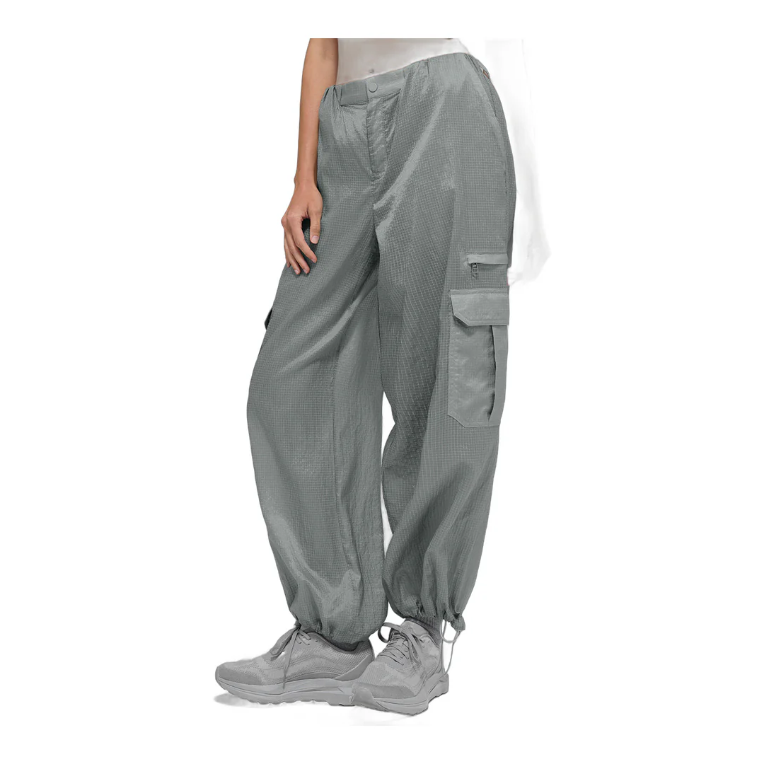 alo Sheer Game Time Wide Leg Jogger - Lunar Grey - Image 4