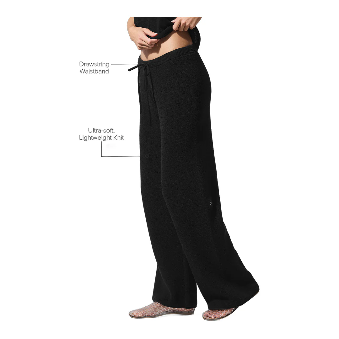 alo Supernatural Sweater Pant - Black - Image 2