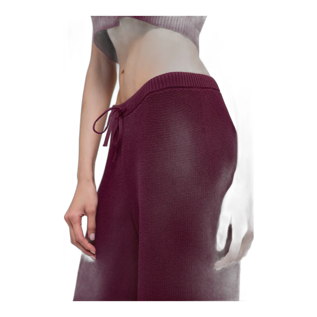 alo Supernatural Sweater Pant - Burgundy - Image 2