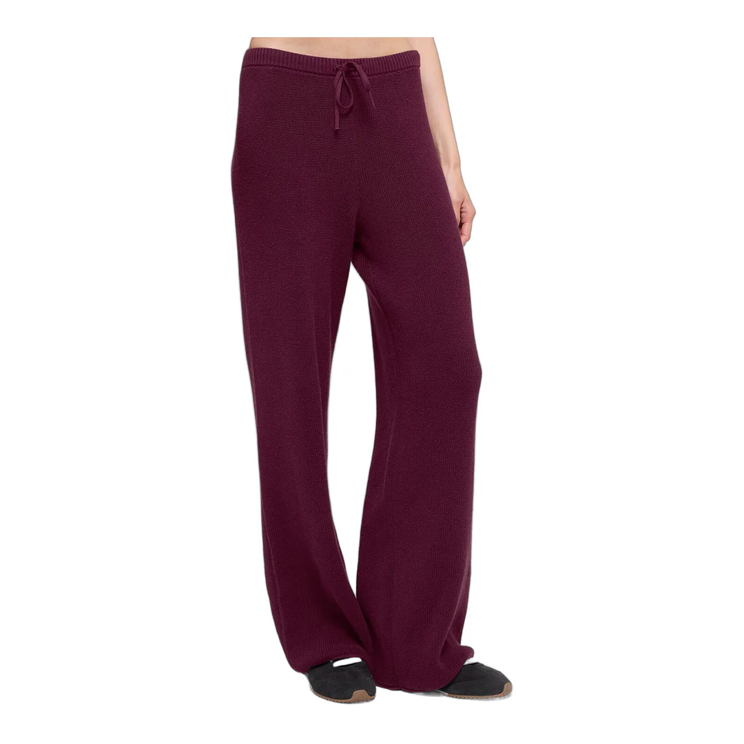 alo Supernatural Sweater Pant - Burgundy - Image 3