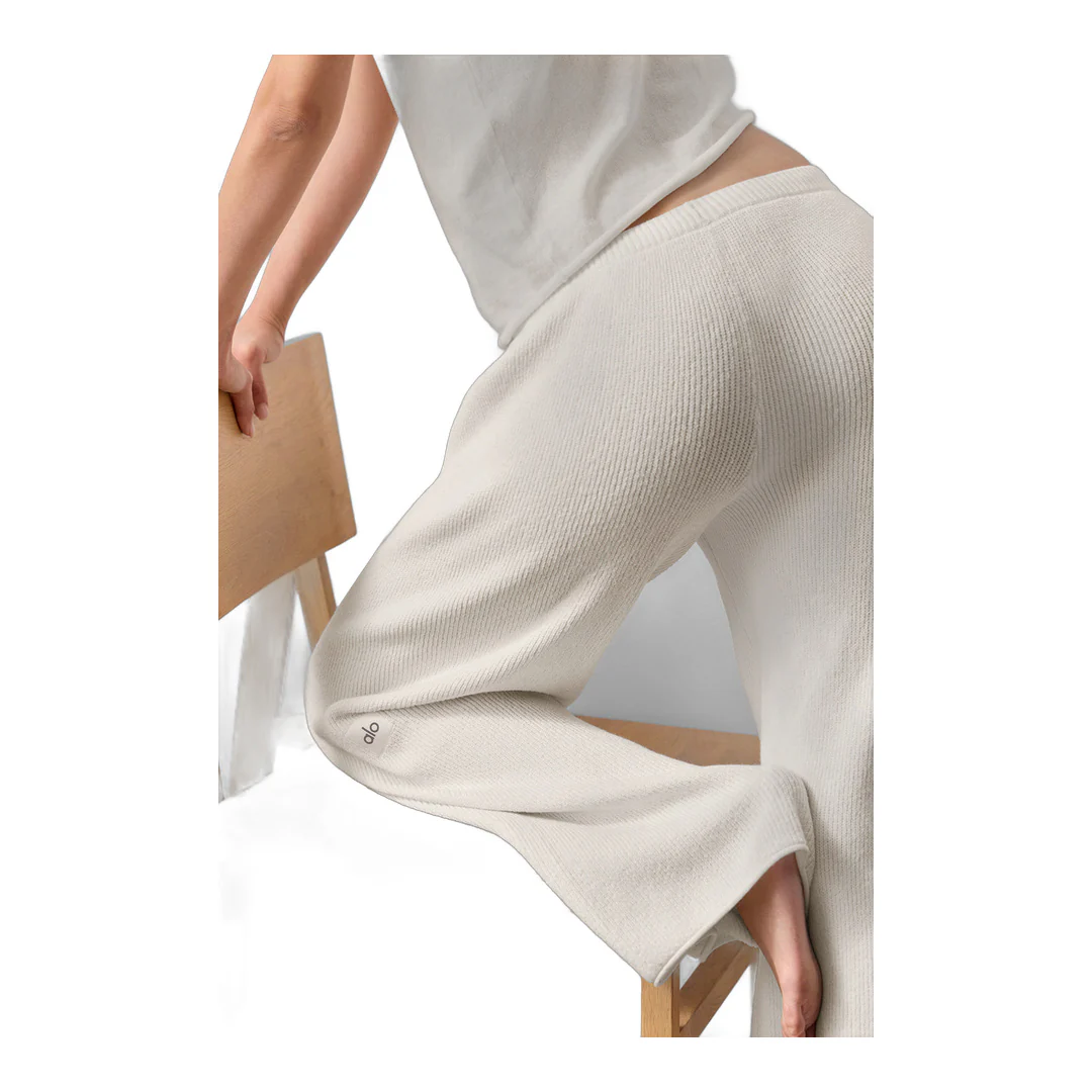 alo Supernatural Sweater Pant - Ivory - Image 4