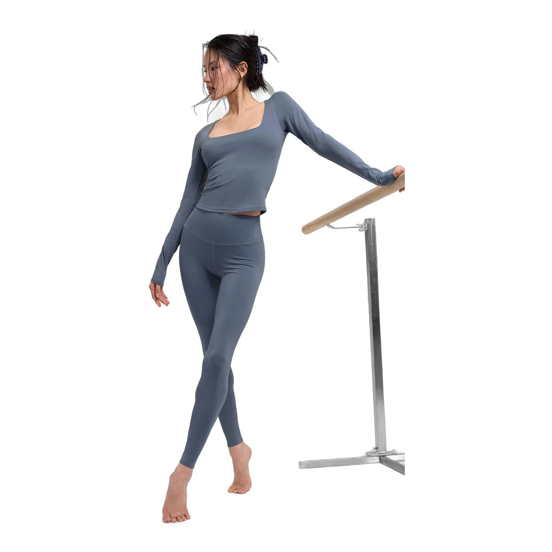 alo ALO Softsculpt High-Waist Legging - Bluestone - Image 5