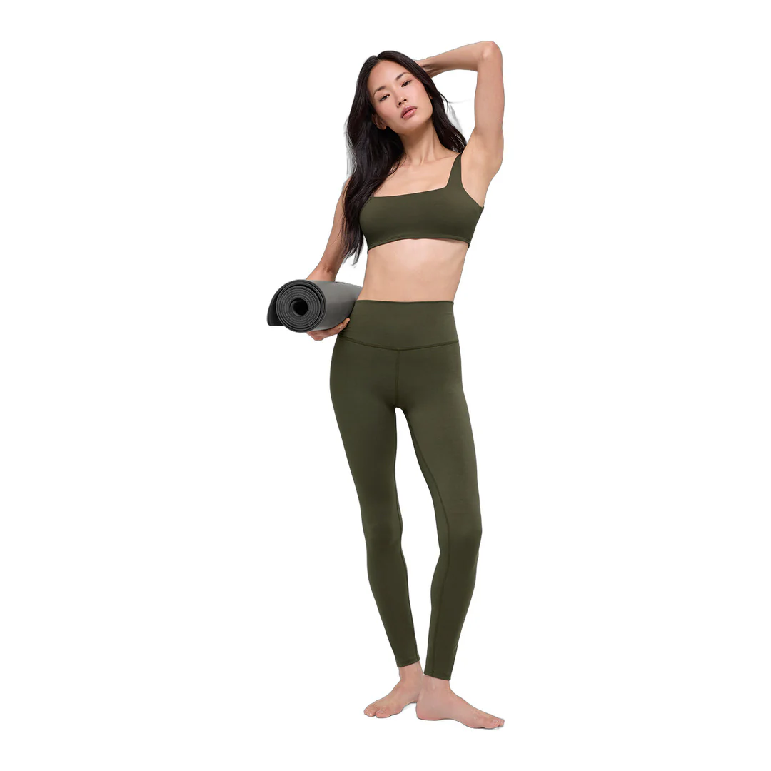 alo ALO Softsculpt High-Waist Legging - Green Olive - Image 4
