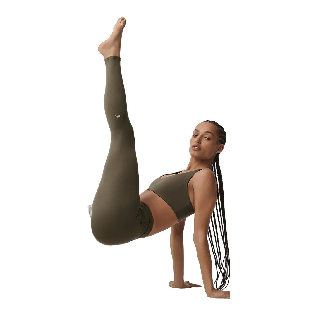 alo ALO Softsculpt High-Waist Legging - Olive Tree - Image 5