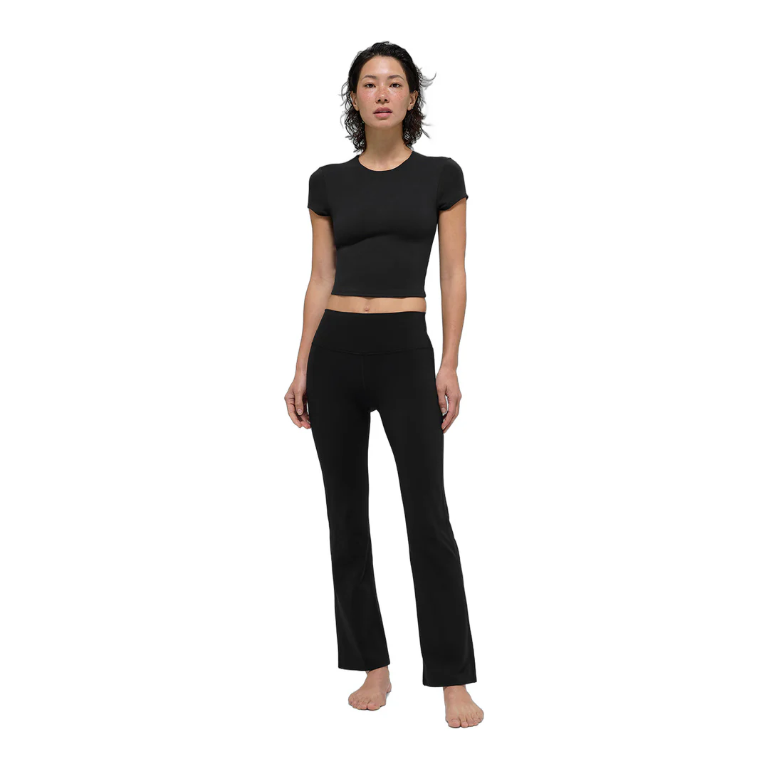 alo ALO Softsculpt High-Waist 7/8 Bootcut Legging - Black - Image 6