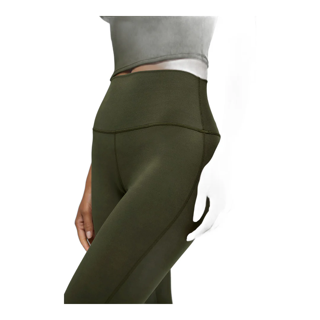 alo ALO Softsculpt High-Waist Bootcut Legging - Green Olive - Image 4
